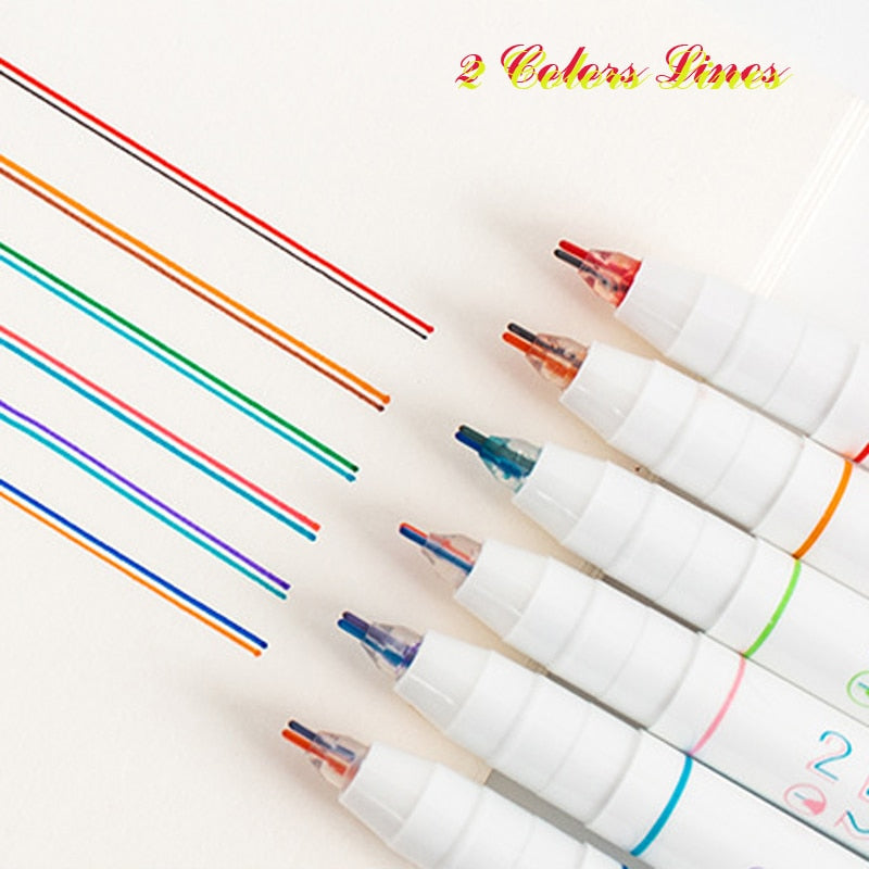 Two-colour Line Gel Pen