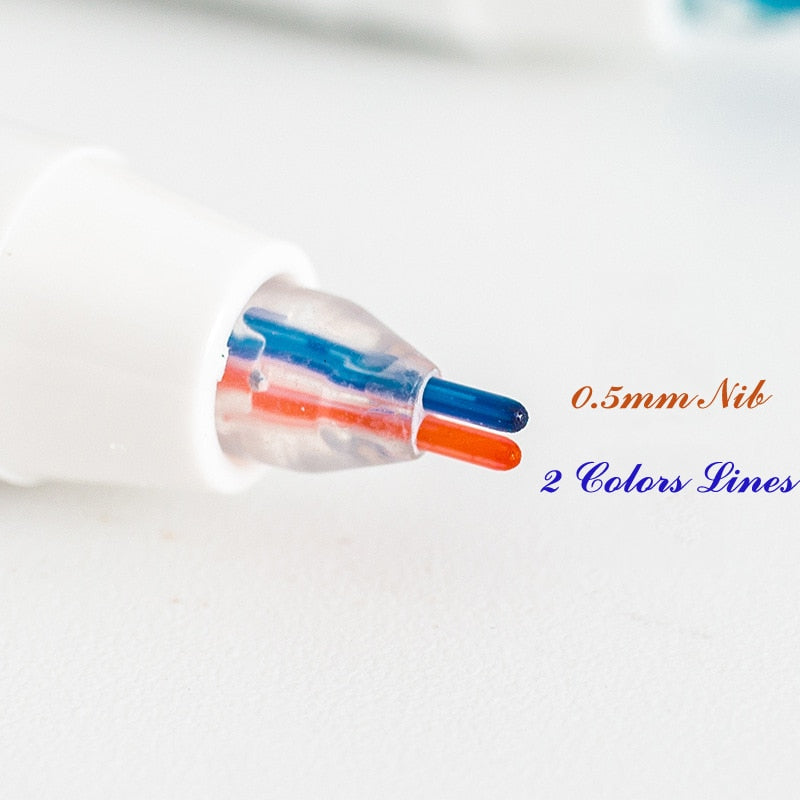 Two-colour Line Gel Pen