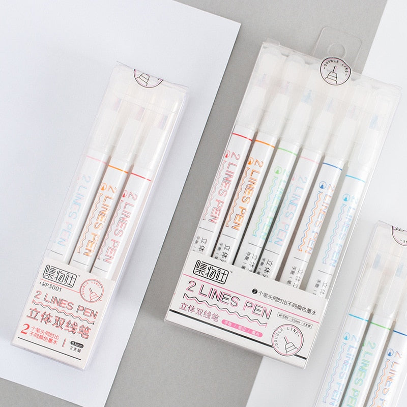 Two-colour Line Gel Pen