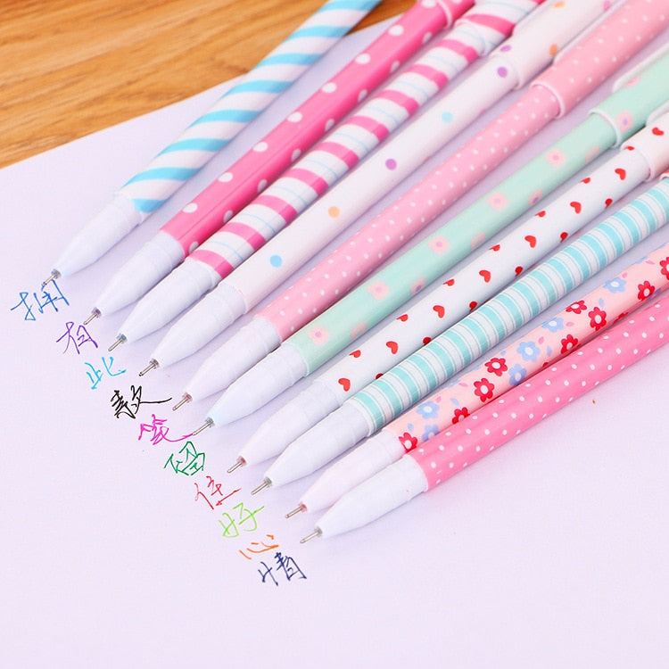 Cartoon Design Gel Pen Set
