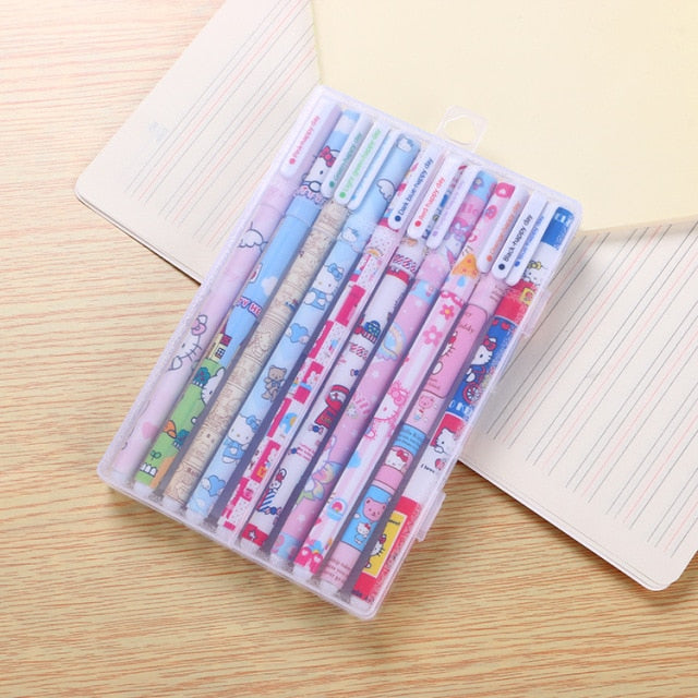 Cartoon Design Gel Pen Set