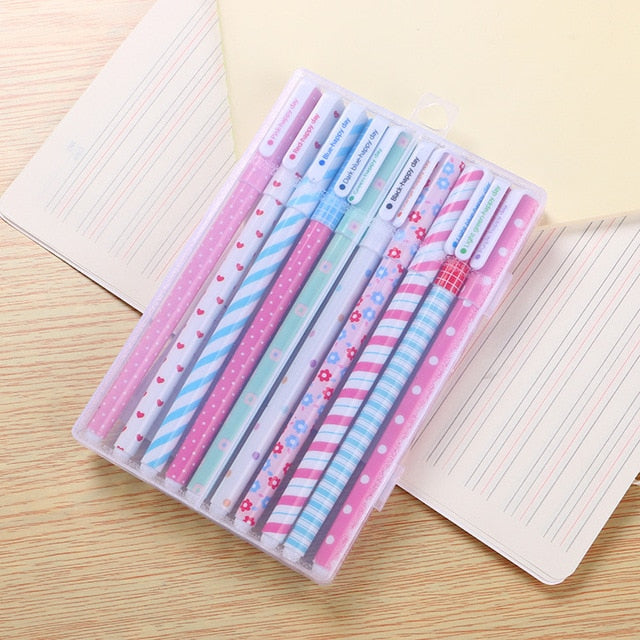 Cartoon Design Gel Pen Set