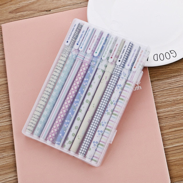 Cartoon Design Gel Pen Set