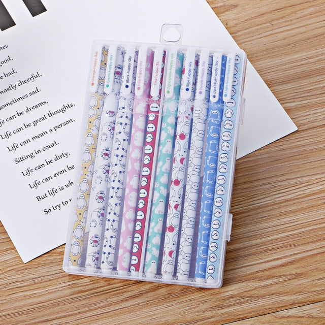 Cartoon Design Gel Pen Set