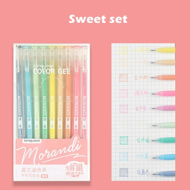 'Morandi' Gel Ink Pens