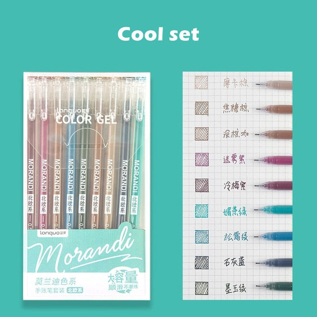 'Morandi' Gel Ink Pens