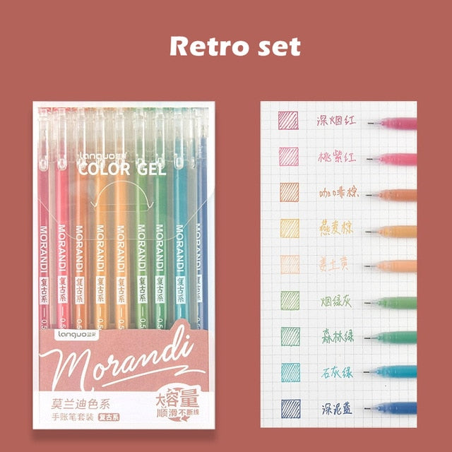 'Morandi' Gel Ink Pens