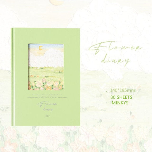 Oil Painting Lined Notebook Series