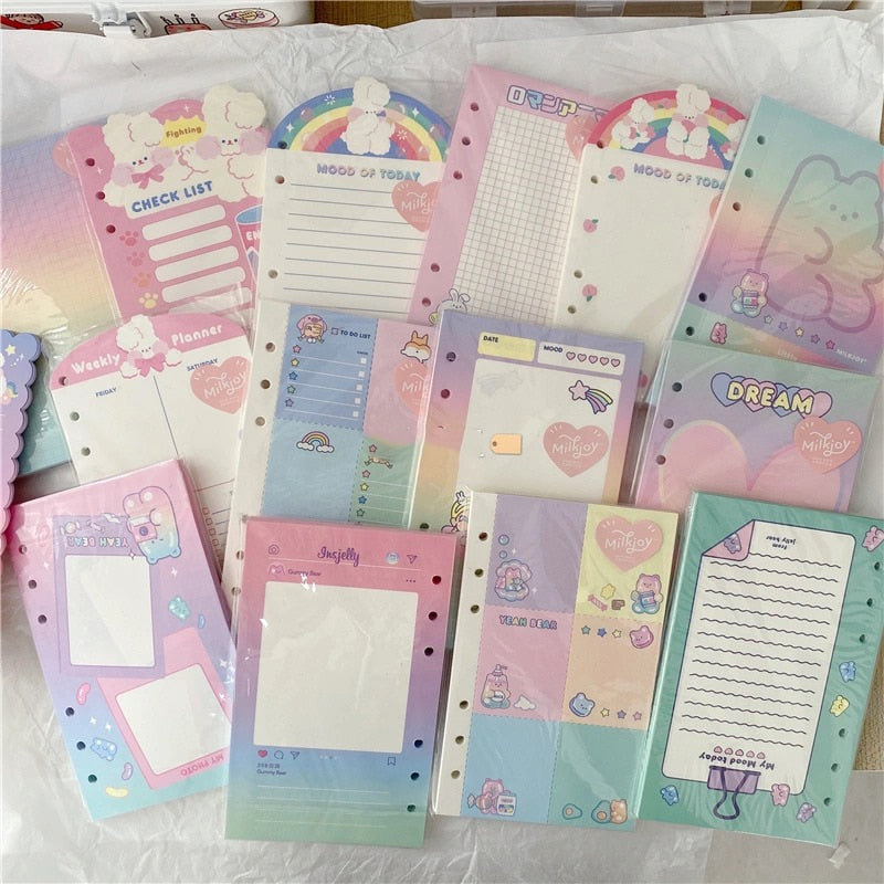 A6 Notebook Kawaii Refills – Fudan Stationery Store
