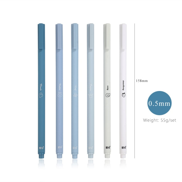 Fresh Gel Pen Set (6 Pens!)