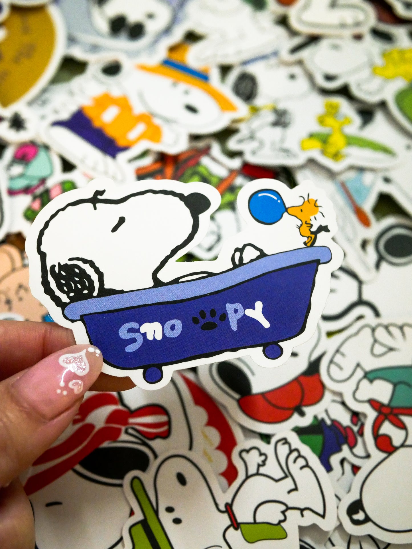 Cute Snoopy Sticker Set