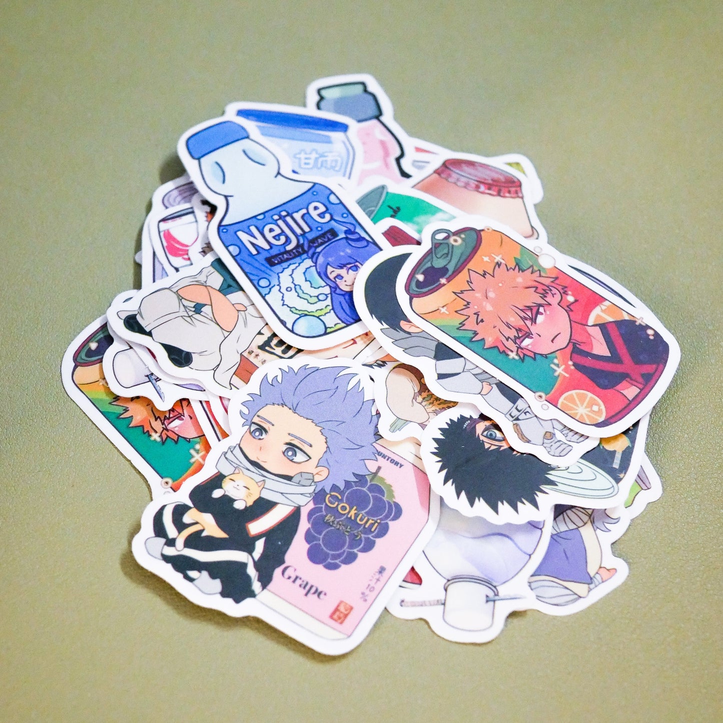 Anime x Drinks Stickers