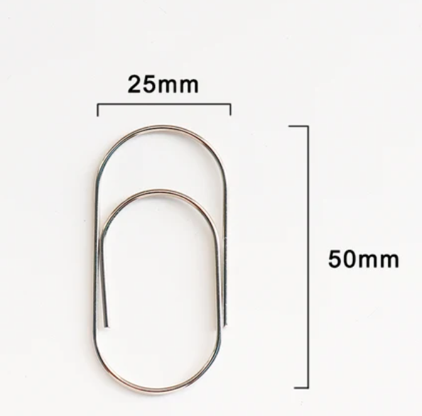 Large Rounded Paperclips