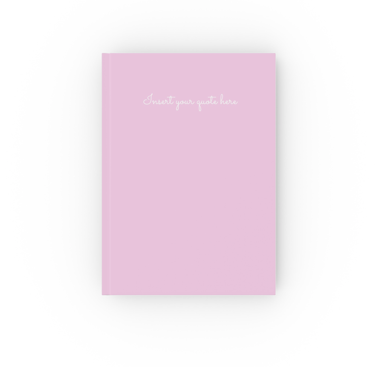 Personalised Quote Notebook