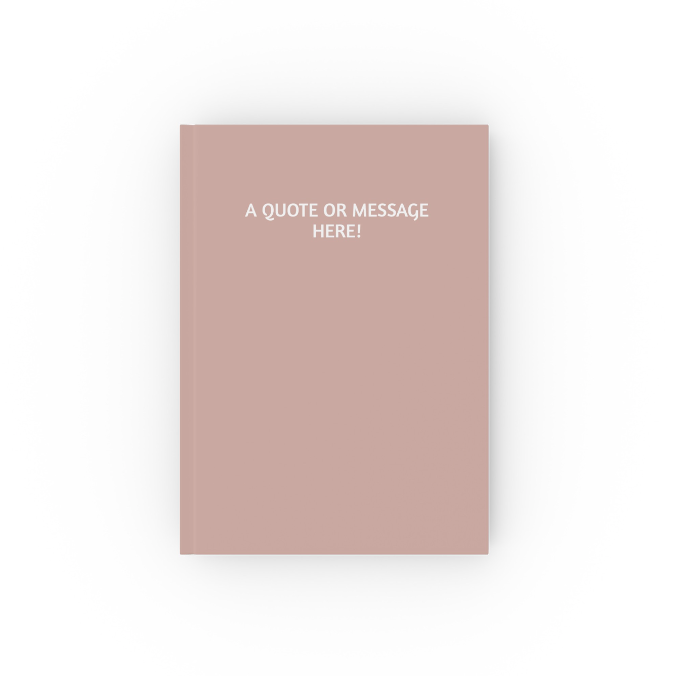 Personalised Quote Notebook