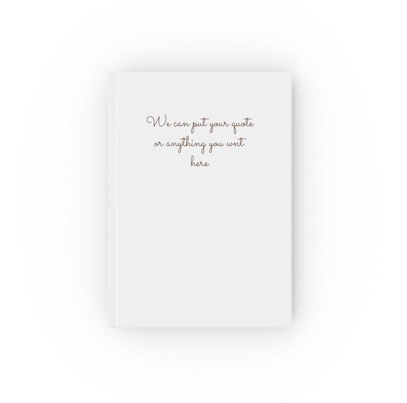 Personalised Quote Notebook