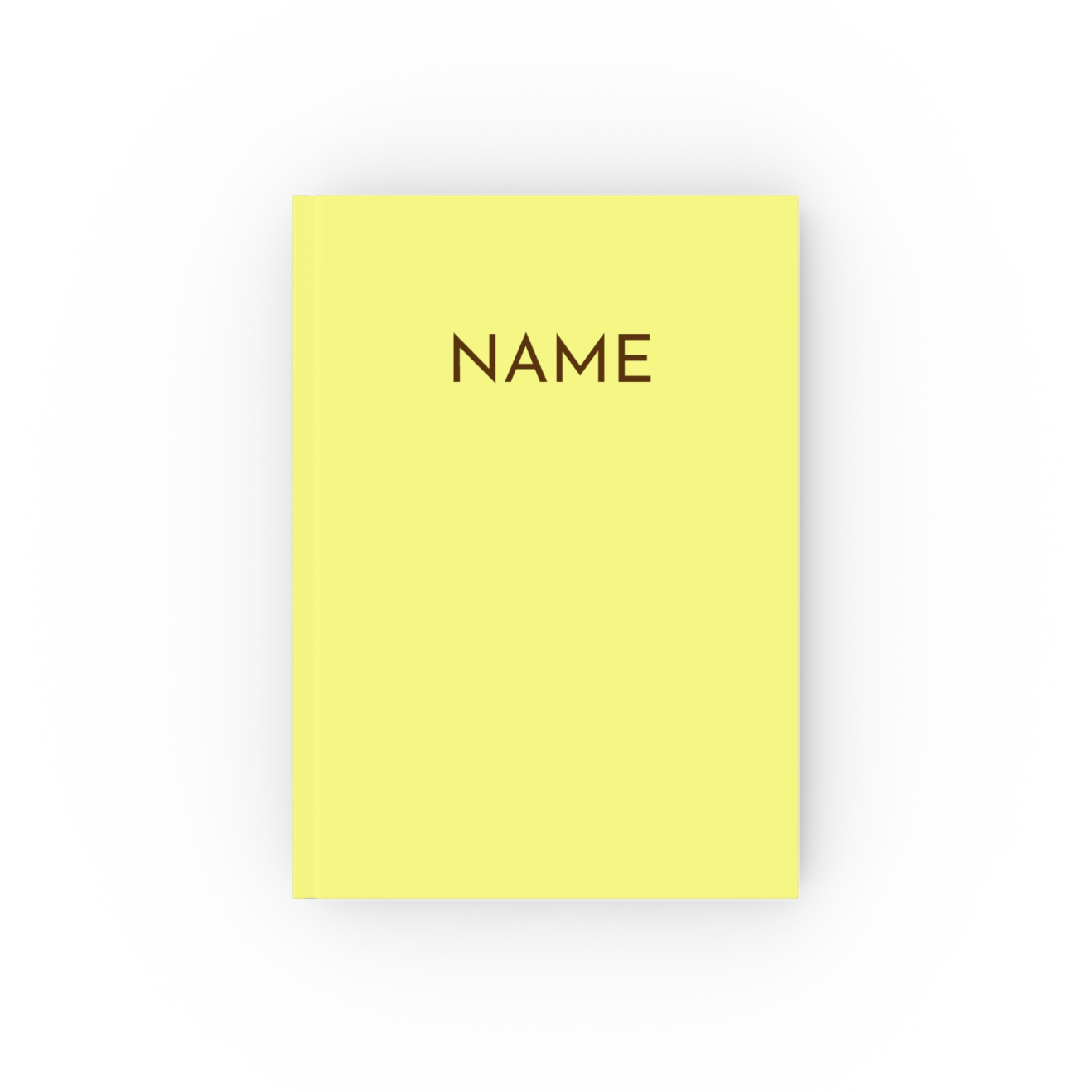 Customised Name and Initial Notebook