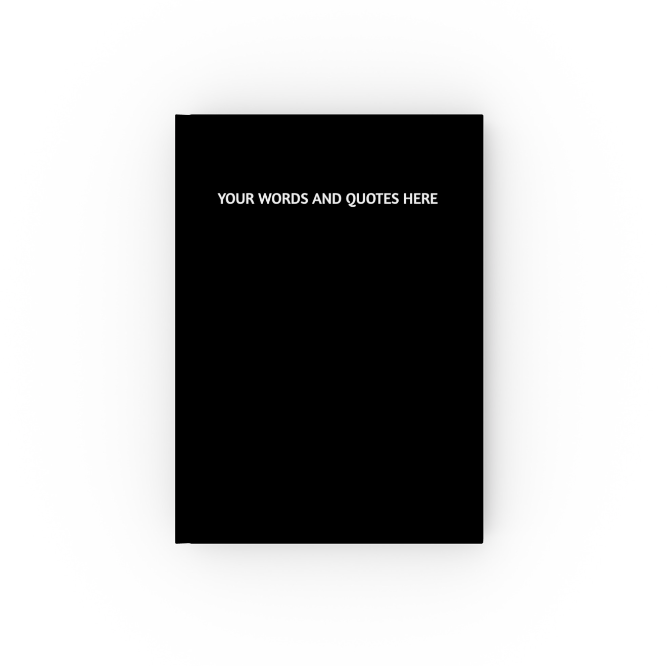 Personalised Quote Notebook