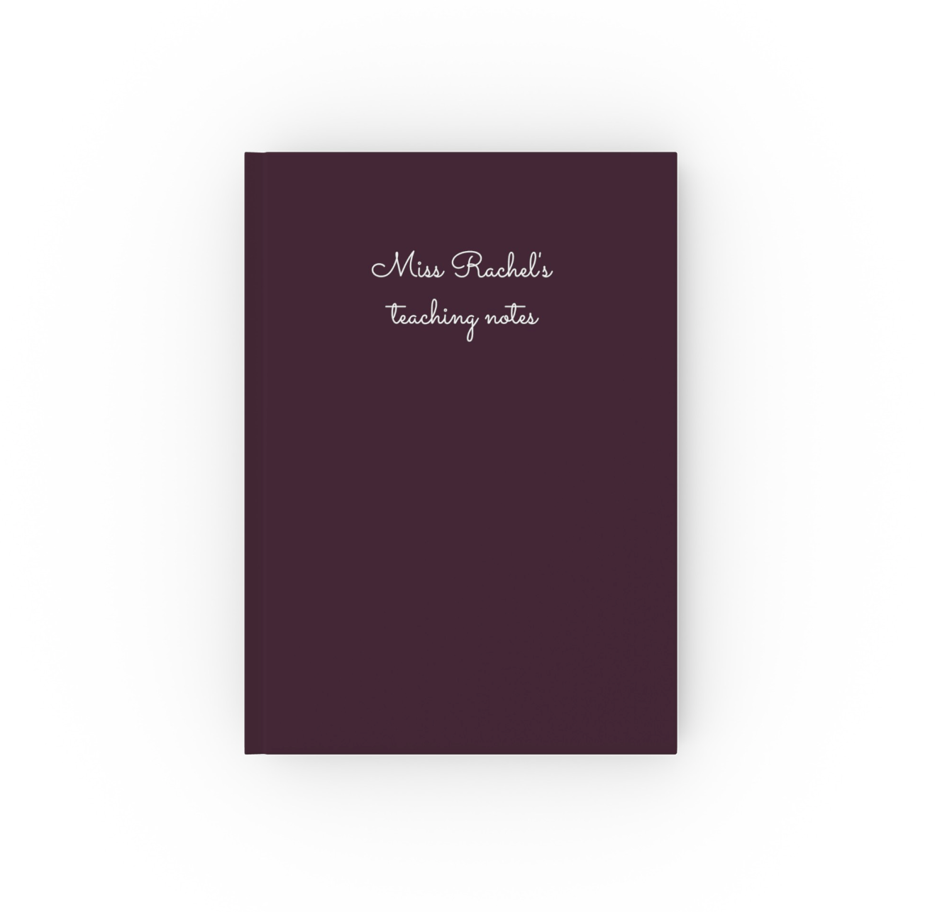 Personalised Quote Notebook