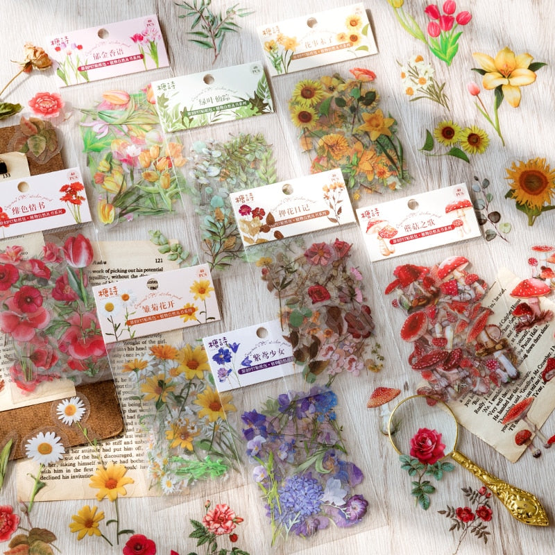 Delicate Flower Stickers