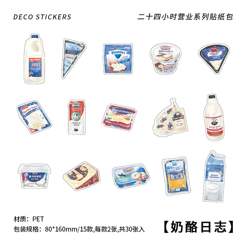 Top Snack Stickers