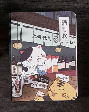 Japanese Cat Notebook