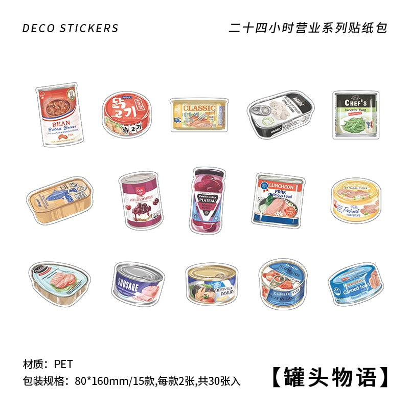 Top Snack Stickers