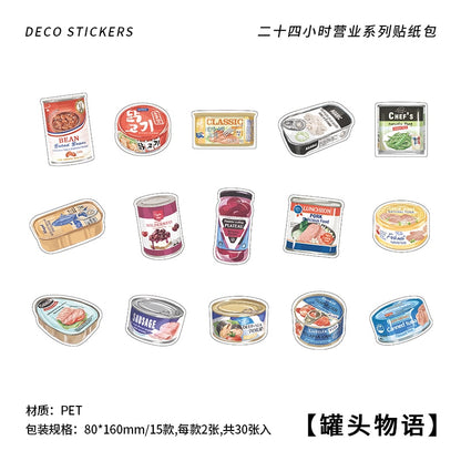 Top Snack Stickers