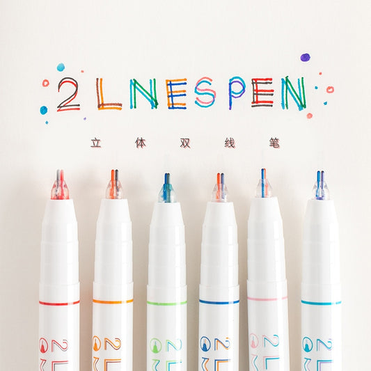 Two-colour Line Gel Pen