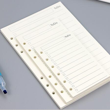 A6 Loose Leaf Notebook Refills