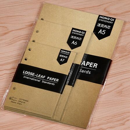 A6 Loose Leaf Notebook Refills