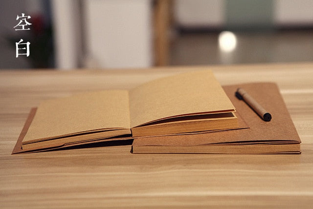 Kraft Paper Blank Notebook