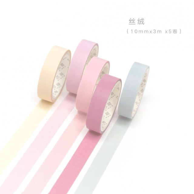 Pastel Rainbow Washi Tape Set