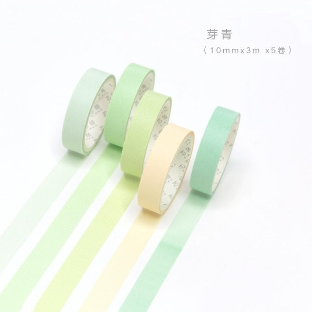 Pastel Rainbow Washi Tape Set