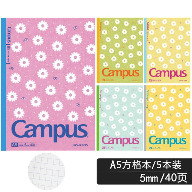 5PCS Campus Notebook Set