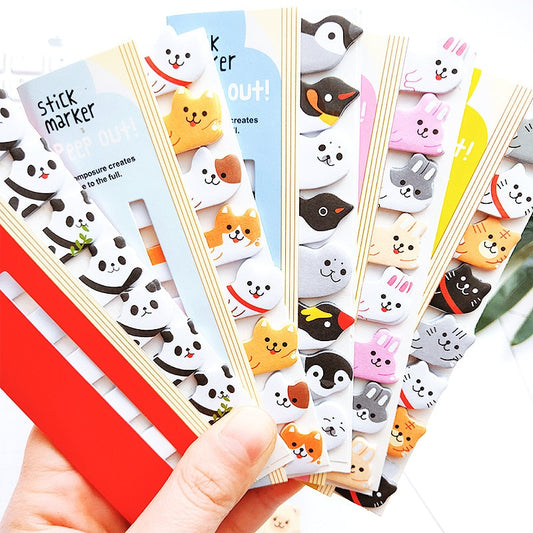 Peeking Animals Sticky Notes