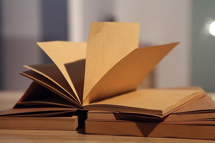 Kraft Paper Blank Notebook