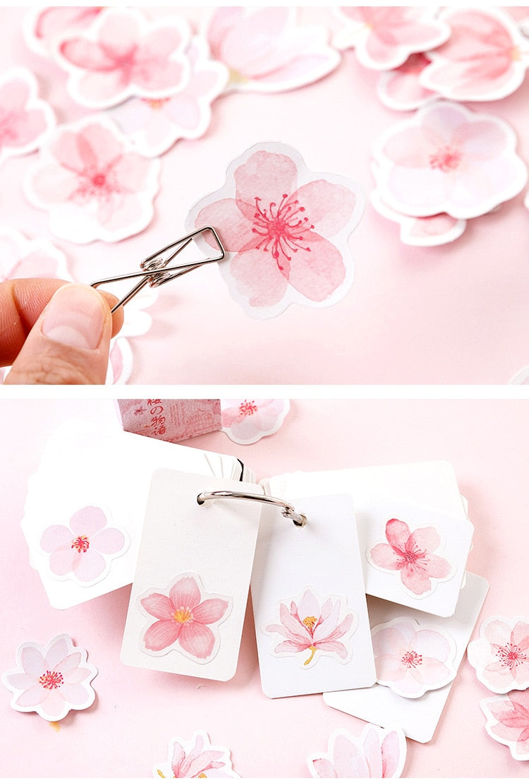 Japanese Cherry Blossoms Stickers