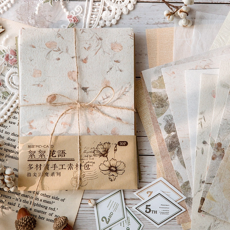 Vintage Flower Loose Paper