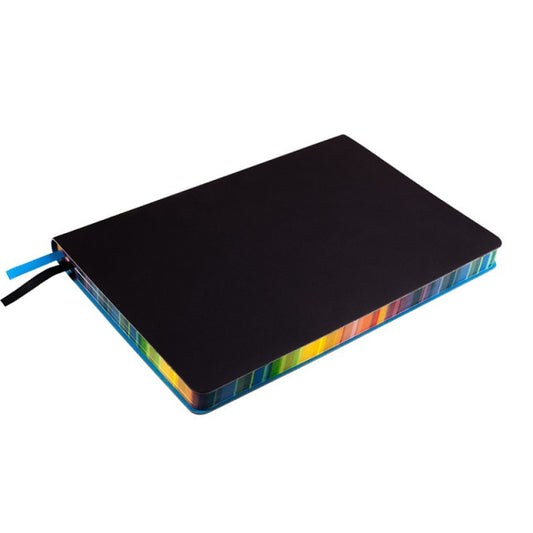 A5 Rainbow Edge Dotted Notebook