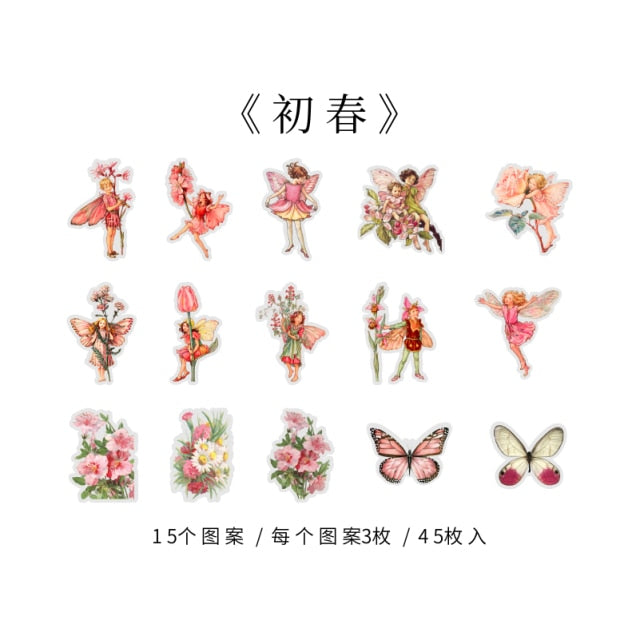 Fairy Butterfly Stickers