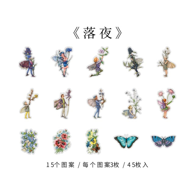 Fairy Butterfly Stickers