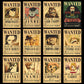 10 Piece Set One Piece Wanted Stickers