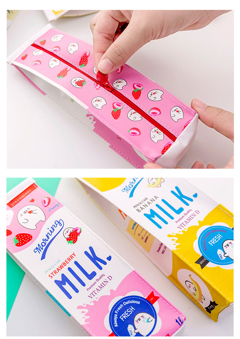 Milk Bottle Pencil Case