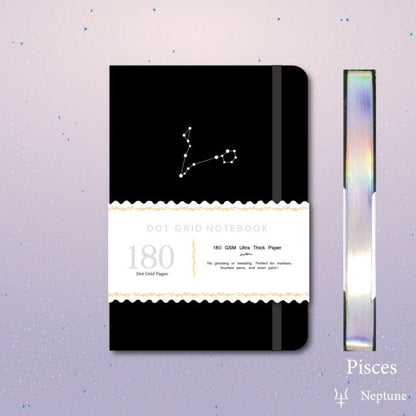 A5 Pisces Dotted Journal