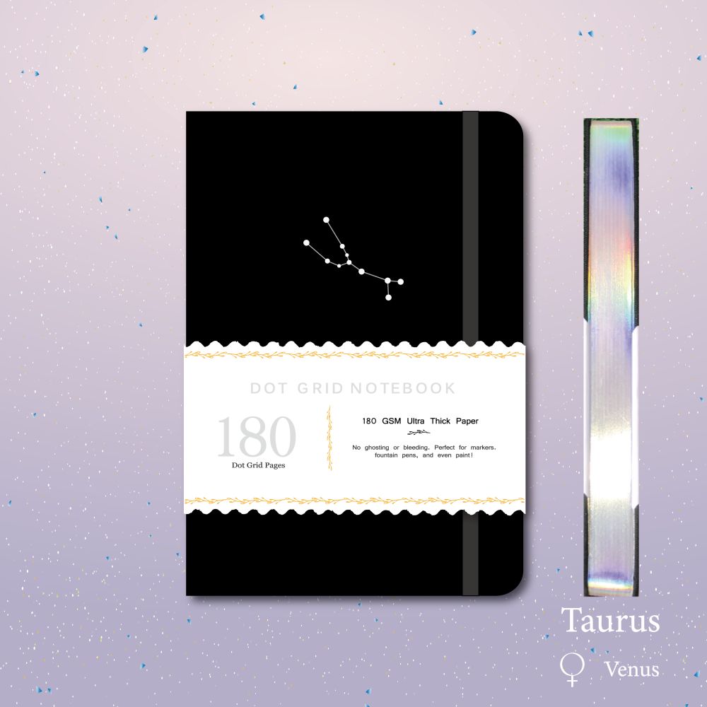 A5 Taurus Dotted Journal