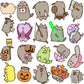 Pusheen Cat Stickers