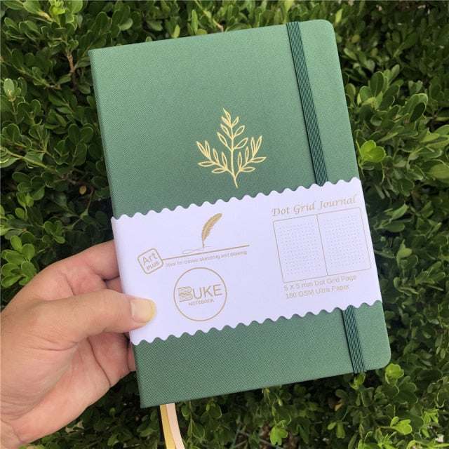 A5 Leaf Dotted Journal