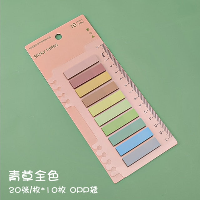 Retro Index Memo Pads