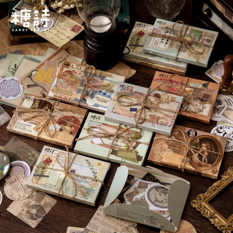 Retro Sticker Pack – Fudan Stationery Store